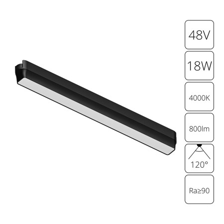 Трековый светильник Rapid A6168PL-1BK