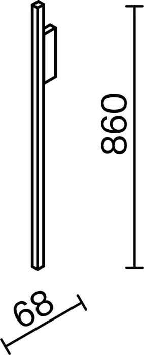 Бра Halo MOD245WL-L24BK