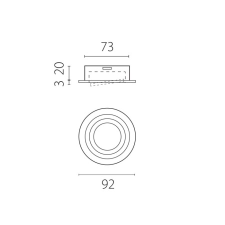 Точечный светильник Singo Base 011610