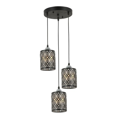 Люстра подвесная 3*60Вт E27 MD.6145-3-P BK+CH