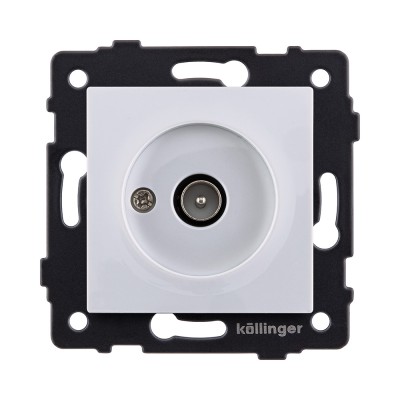 Розетка TV (папа), белый Kollinger REA-007WH для Aspekt, Eleganz, Reflex