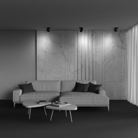 Накладной светильник Maytoni Technical C024CL-18W4K-B-1