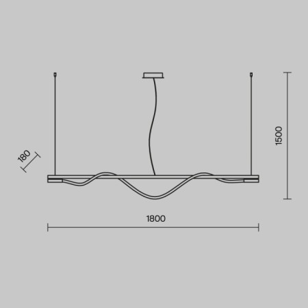Подвесной светильник Tau MOD166PL-L20G3K