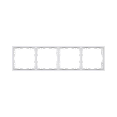 Рамка 4-постовая, белый матовый Kollinger Eclipse EC4WH