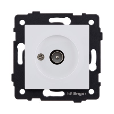 Розетка TV (папа), белый матовый Kollinger REA-007WM для Aspekt, Eleganz, Reflex