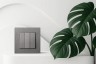 Выключатель 3-клавишный 10А/250В, изогнутый, серый Kollinger REA-R-012GY для Aspekt, Eleganz, Reflex