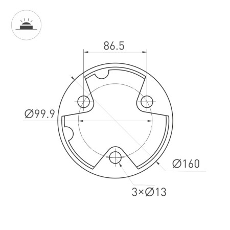 Садово-парковый светильник Arlight 047691