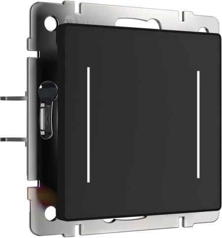 Выключатель Встраиваемые механизмы черные матовый W4523008