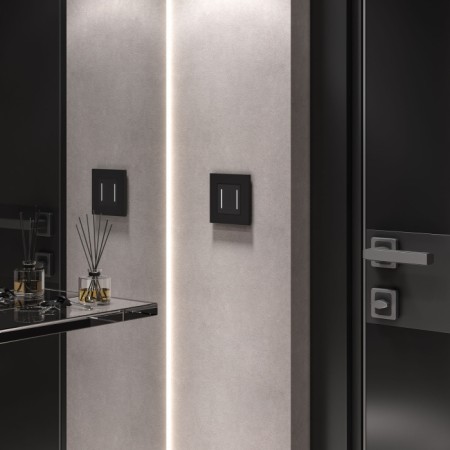 Выключатель Встраиваемые механизмы черные матовый W4523008