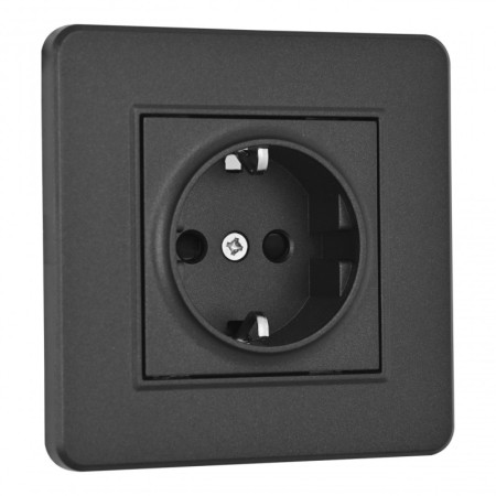 Розетка Arte Milano SET16-1-40-1 black