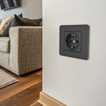 Розетка Arte Milano SET16-1-40-1 black