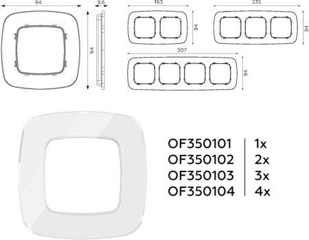 Рамка OMEGA OF350104