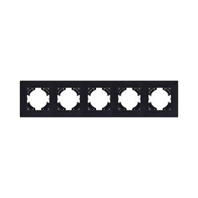 Рамка 5-постовая, черный Kollinger Aspekt AT5BK