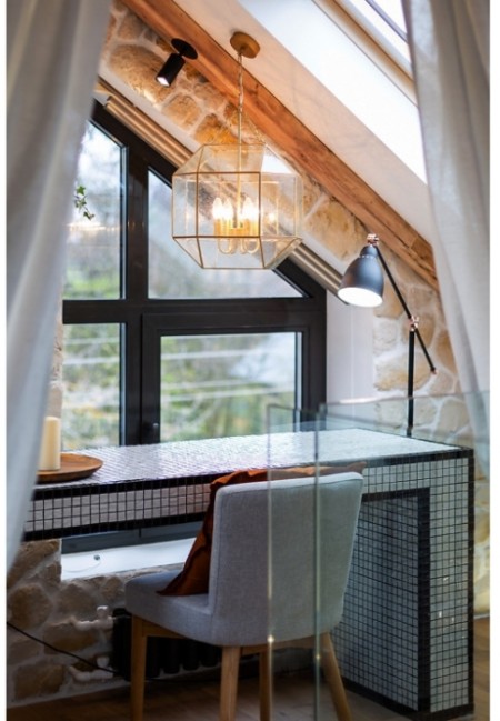 Торшер Braccio A2054PN-1BK