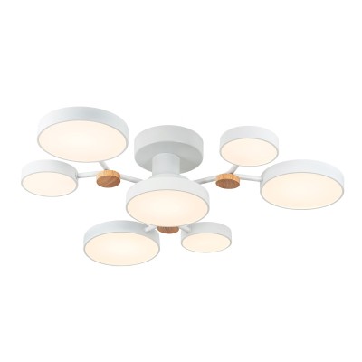 Люстра на штанге LED4U L3201-700 WT