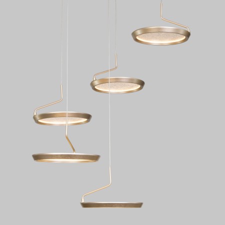 Каскадная люстра Eurosvet 90034/6 золото