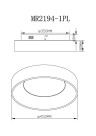 Накладной светильник MyFar MR2194-1PL