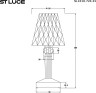 Интерьерная настольная лампа Sparkle SL1010.724.01