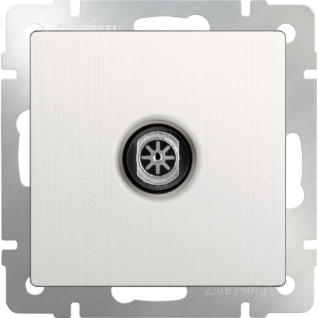 Розетка Встраиваемые механизмы перламутровый рифленый W1183013