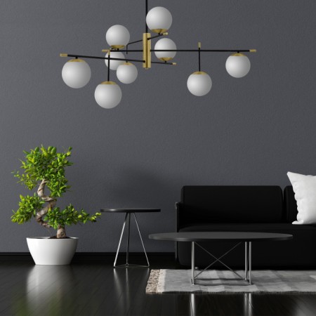 Потолочная люстра Nostalgia MOD048PL-09G