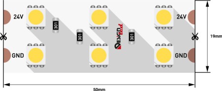 Лента DesignLed DSG5120-24-NW-33