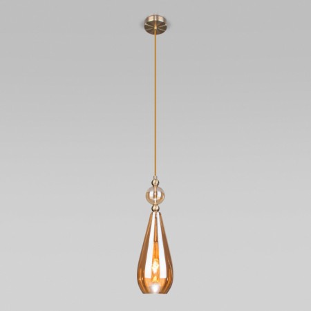 Подвесной светильник Eurosvet 50202/1 янтарный