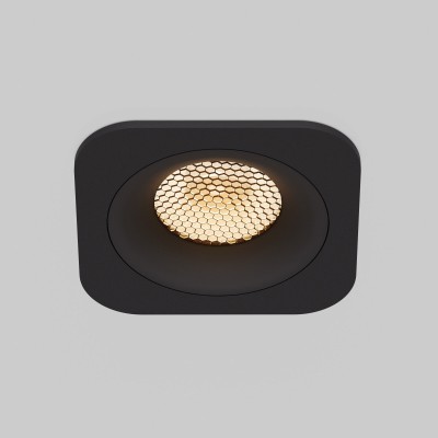 Встраиваемый светильник Elektrostandard 15276/LED 10W 3000K черный