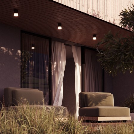 Потолочный светильник уличный Ember O499CL-L5B3K