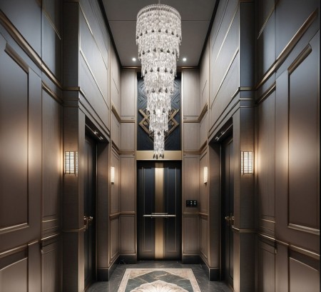 Каскадная люстра Fluorite FL1062-32P