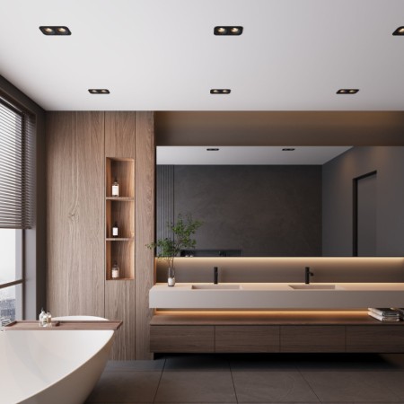 Встраиваемый светильник Elektrostandard 15277/LED 20W 4000K черный