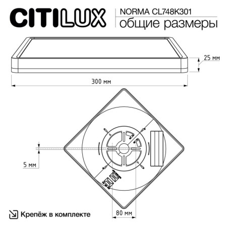 Накладной светильник Citilux CL748K301