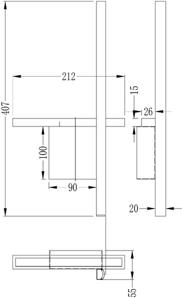 Настенный светильник Chic A2126AP-8BK