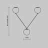 Подвесной светильник Twins MOD427PL-L30B3K