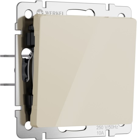 Выключатель Встраиваемые механизмы айвори акриловые W1112043