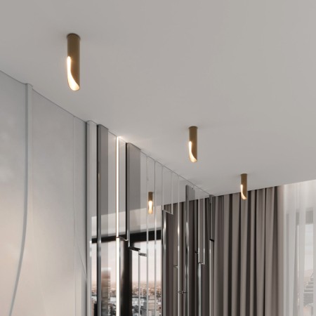 Накладной светильник Elektrostandard 25113/LED 7W 3000K латунь