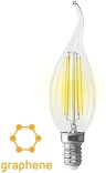 Лампочка светодиодная Candle wind 9W Graphene 7132
