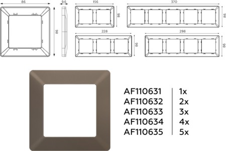 Рамка ALFA AF110634