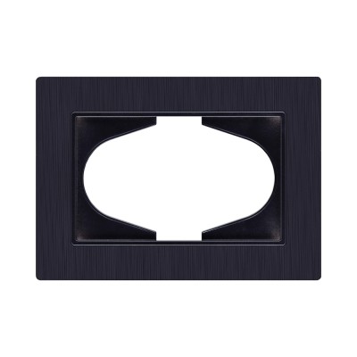 Рамка для двойной розетки, черный Kollinger Eleganz Plex EP120BK