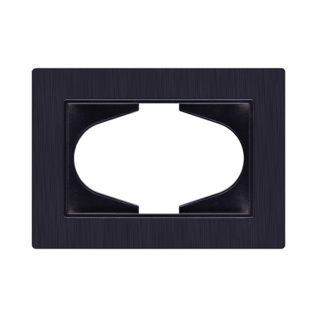 Рамка для двойной розетки, черный Kollinger Eleganz Plex EP120BK