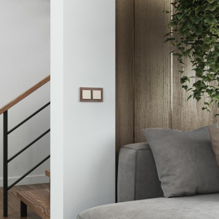 Выключатель Встраиваемые механизмы айвори матовые W1112062