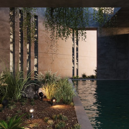 Грунтовый светильник Core O495FL-L10B3K