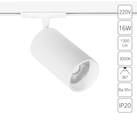 Трековый светильник Aero A1337PL-1WH