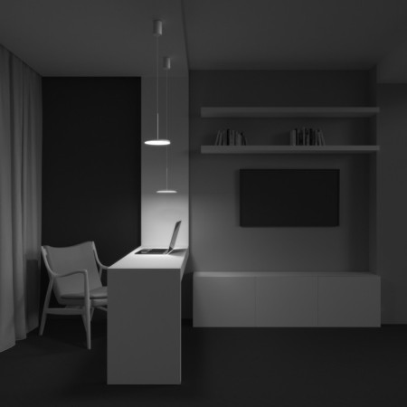 Подвесной светильник Maytoni Technical P076PL-L12W4K-W