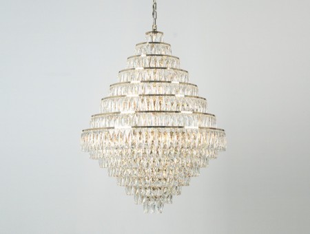 Каскадная люстра Newport 10125+28/C gold