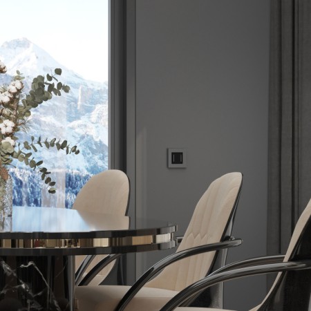 Рамка Slab серебро софт W0012965