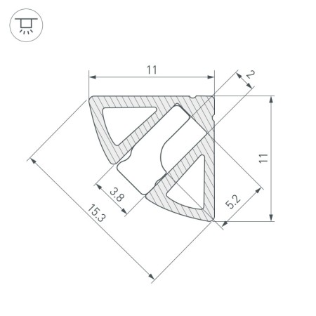 Профиль Arlight 038197