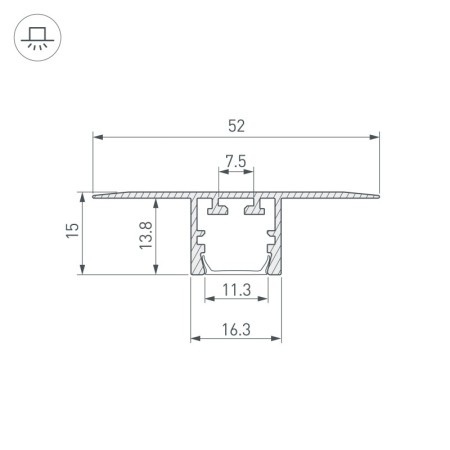 Профиль Arlight 035014