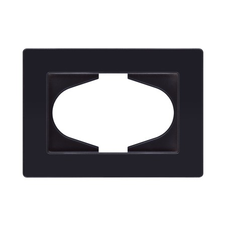 Рамка для двойной розетки, черный Kollinger Eleganz Acryl EA120BK