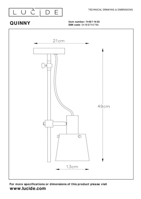 Спот LUCIDE 74107/11/30