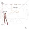 Подвесной светильник LOFT IT 10388P/C Brass